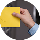 Business mail service envelope handover Business mail service envelope handover