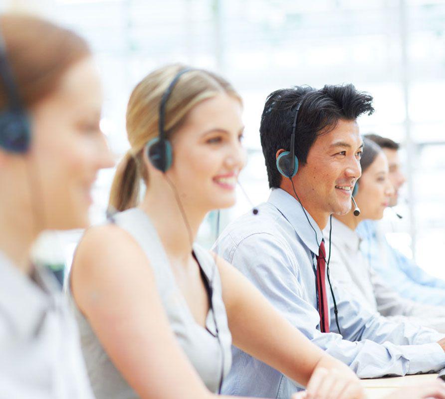Customer service call centre people Customer service call centre people