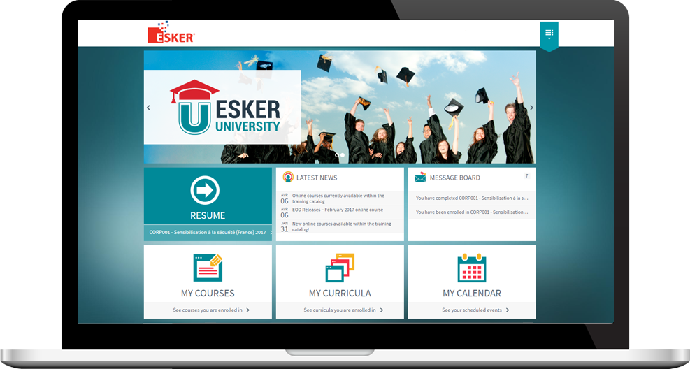 Training courses available laptop screenshot Training courses available laptop screenshot