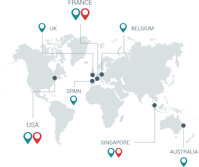On demand production facilities location map